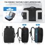 Business Men's Carry On Oxford Backpack large Laptop Back Bags Luggage Suitcase with 6 Packing Cubes Travel Backpack Unisex