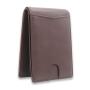 Slim PU leather wallet customized with logo RFID men's leather wallet