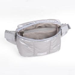 CHANGRONG Custom Adjustable Strap Small Fashion Quilted puffer fanny pack for travel Hiking