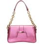 ZR422 Women's PU Solid Small Square Bag Girls Fashion Simple Shoulder Bag Female Chain Underarm Bag New Shopping Gift