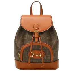 Cross Border PU Leather Shoulder Women's 2023 New Trend Light Luxury Versatile Backpack Large Capacity Fashionable backpack