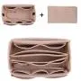 Whole sale custom multifunctional tote bag organiser handbag felt case inner felt bag organizer