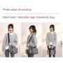 Wholesale Canvas Fashion Handbag For Women Durable Portable Bag Large Capacity Vertical stripe Women's Handbags
