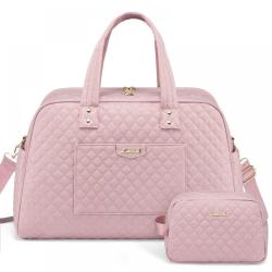 LOVEVOOK fashion Airplane approved carry on Overnight bags with wet and toiletry bags for women labor gym travel duffel bags