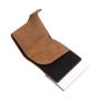 Custom Pop Up Aluminum Metal Case Wallet RFID Business Leather Card Holder Men Wallet