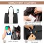LOVEVOOK Factory Outlet Laptop Bag for Women Ladies 15.6 inch Laptop Tote Bag Waterproof leather Handbag Large Capacity
