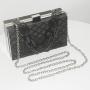 Transparent Evening luxury Shoulder handbags Crossbody clutch acrylic chain bags womens pvc purses clear black