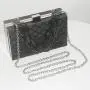 Transparent Evening luxury Shoulder handbags Crossbody clutch acrylic chain bags womens pvc purses clear black