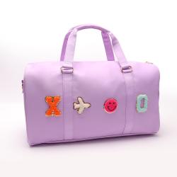 Keymay Stock RTS Portable Travel Sports Gym Duffle Weekend Waterproof  Nylon Duffel Bag Overnight Bag Overnight Bag  for Women