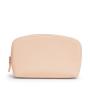 Stock PU Vegan Leather Pink Purse Travel Toiletry Bag for Women Girls Gifts Portable Daily Storage Organizer Small Makeup Pouch