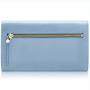 Women's long zip wallet Slim Real Leather Credit Card Holder Clutch Wallets for Women