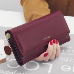 New Style Fashion Fresh Long  Wallets Large Capacity For Women Custom PU Leather Female Card Holder Elegant Ladies Long Wallets