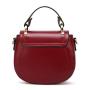 2024 Custom Vegan Leather Simple Saddle Bag Handbag For Women Ladies Purse