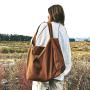 2024 Custom New Style Leisure 16 OZ Canvas Ladies Shoulder Bag Casual Tote Bags For Women's Shopping