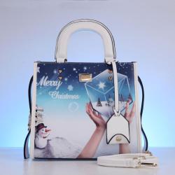 fashion ladies handbag set Personality print female bag Unique Christmas gift girl bag quality hot selling women shoulder bag