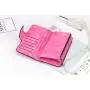 KBW497 New Long Style 3 Layers Ladies Women Multi-function Coin Purse Pu Leather Card Holder Clutch Wallet Lady Purses