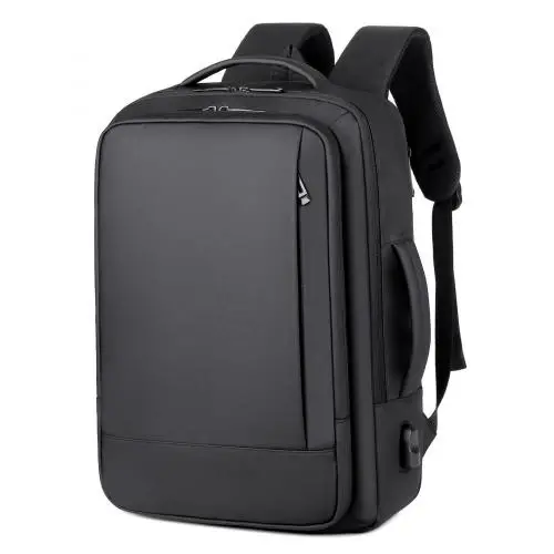 New Design Men's 15.6 Inch Water-Resistant Business Backpack Synthetic Leather Material Durable 600D With Favorable Price