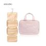 Oem Logo Luxury Velvet Beauty Bag Nylon Cosmetic Pouch Embroidery Makeup Bags Blanks Sublimation Make Up Bag With Custom Logo
