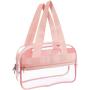 Gelory Clear Makeup Cosmetic Toiletry Organizer Bag Travel Waterproof PVC Transparent Makeup Tote Bag