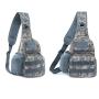 Oxford Custom Newest Fashion Portable Camouflage Single Shoulder Camping Hiking  Bag Man Chest Bag  Tactical Shoulder  Bag