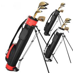 XL154 Holds 9 Golf Clubs Bag New Version Golf Standard Ball Bag Custom Logo Accepted Golf Travel Bag with Bracket