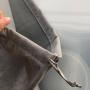 Large Grey Velvet Packaging Bag Soft Velvet Drawstring Pouch