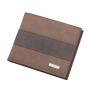 OEW049 Bifold PU Leather Wallet For Men Slim Coin Purse Purse ID Credit Card Holder Simple Casual Short Purse Small Male Wallet