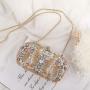 Elegant Fashion Bead Embroidery Clutch Evening Dress Diamond-encrusted Handbags Wedding Women's Tote Bags