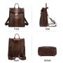 LOVEVOOK 2020 NEW HOT SALE fashion PU tote handbags bags women handbags Design of leather bags luxury shoulder women backpack