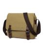 MGB034 Men's Single Shoulder Bags Canvas Vintage Messenger Crossbody Business Mobile Phone Bag Sling Casual Black Men Bag