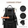 LOVEVOOK 2023 Fashion Business Backpack College School Nylon Bag Waterproof Travel Custom Laptop Backpack for Women With USB