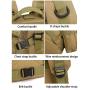 ZF170 Outdoor Duffel Bag Combination Oxford Cloth Travel Bag Multifunctional  Mountaineering Bag