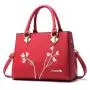 ZR574 New Fashion Women Handbags PU Flower Ladies One Shoulder Crossbody Bag Female Zipper High Quality Shopping Party Bags