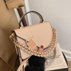 Ladies Four Seasons New Fashionable Embroidery Handbag Simple One-shoulder Crossbody Bag Women Bag Fashion Bag PU Polyester OEM
