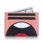Customized logo RFID Blocking Premium Leather Passport Holder Travel Wallet Cute Cartoon Slim Card Case Credit Card Holder