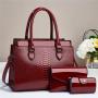 Large Capacity Women'S Bags Shoulder Bag Pure Color Leather Crossbody Bags For Women  Fashion bolsas para mujer
