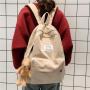 SC047 Students Simple Corduroy Backpack Korean Version School Bags Girls Lightweight Casual Daypack ins Student Backpack