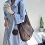 Korean version of the new women leisure beach bag fashion trend money bag single shoulder package creative mesh canvas tote bag