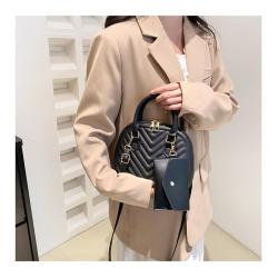 KBW032 2023 New Versatile Women Bag Fashion PU Tote Bag Fashion Shell  Package Mesh Red Ladies Handheld Shoulder Crossbody Bag