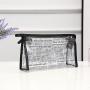 Custom logo travel toiletry makeup bag waterproof pvc transparent clear cosmetic bag
