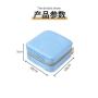 Square Shape Portable Watch Earrings Rings Necklaces Travel Jewellery Case Zipper Organizer Luxury Velvet Jewelry Box Storage