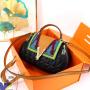 High Cost-Effective Luxury Designer fashion Pu Handbags Bag Women V metals contrast color ladies bags good quality crossbody bag