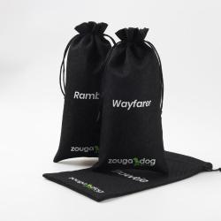 Natural Jute Packaging Bag Factory Custom Logo Printed Small Jute Coffee Drawstring Pouch Linen Gift Bags