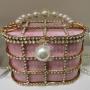 2024 Rhinestone Evening Wedding Purse Handbag For Women Pearl Diamond Hand Bags
