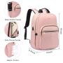 LOVEVOOK 15.6 17 18 Inch Casual Backpack with USB Port Men Women Travel Student School Bags womens Luxury Laptop Backpacks 2024