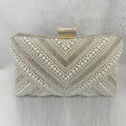 2024 New Arrival Clutch Bags Bridal Wedding Elegant Pearl Clutch Ladies Purse Pearl Evening Bags Wholesale