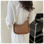 HR524 Ladies Underarm Bags PU Shoulder Armpit Handheld Underarm Bag for Girls Fashion Designers Clear Irregular Crossbody Bag