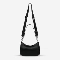 2024 Hot Sale Black Fashionable Leather Women Messenger Bag Ladies Bag Women Shoulder Bag