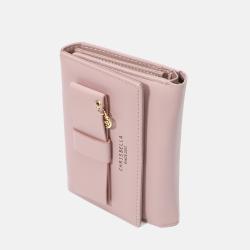 SUSEN CHRISBELLA ODM OEM New Arrival 2024 hot sale wholesale Pu Leather custom logo luxury short wallet women