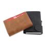 Custom Pop Up Aluminum Metal Case Wallet RFID Business Leather Card Holder Men Wallet